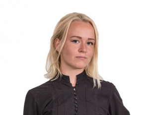 Vinnare av årets Biljetten-stipendium, Filippa Werner Sellbjer. Foto: Lukas J. Herbers.