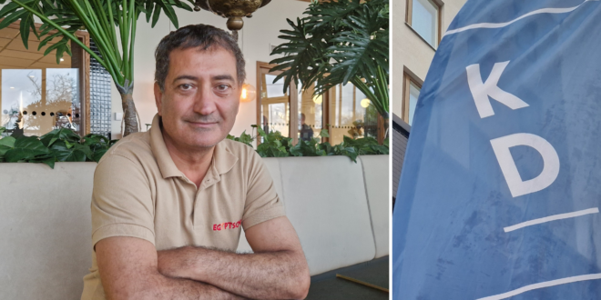 Sameh Egyptson kandiderar till riksdagen för Kristdemokraterna i valet 2026. Foto: Marius Lyckå (montage)