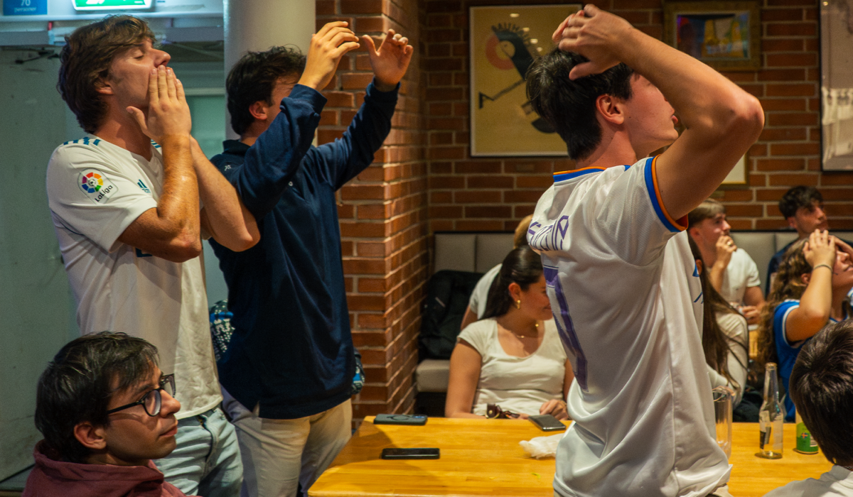 Fullt hus när Hallands nation sänder Champions League
