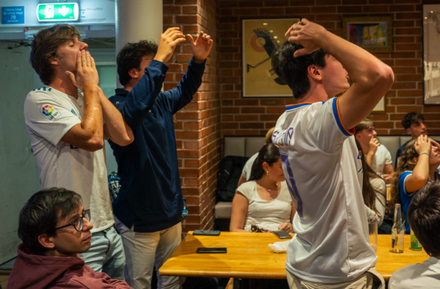 Fullt hus när Hallands nation sänder Champions League