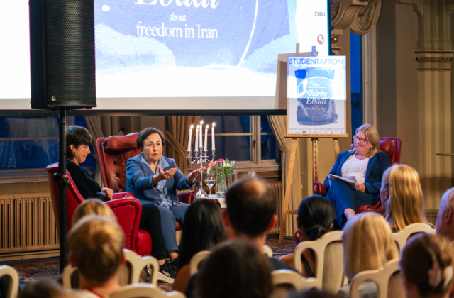 Peace, activism and women’s rights  – an evening with Shirin Ebadi.