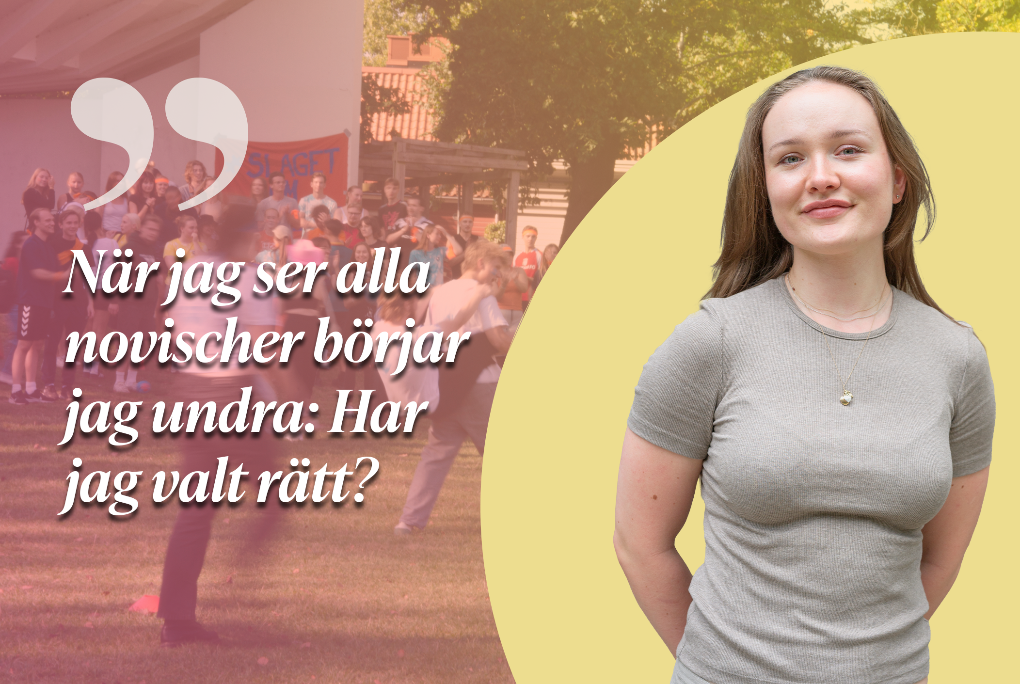 Jag ska slösa bort resten av mitt studentliv