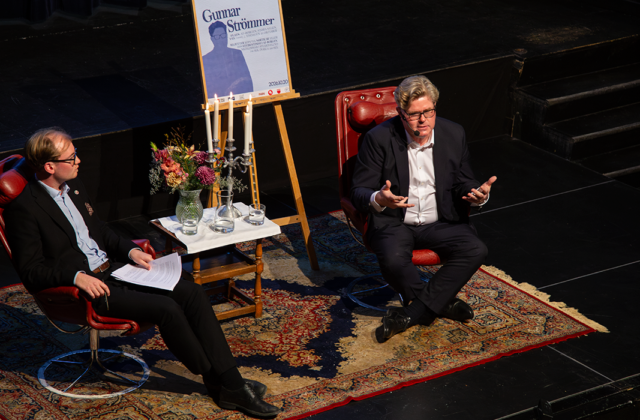 Studentafton med Gunnar Strömmer: ”Här sitter man och låter som en demokratisk socialist”