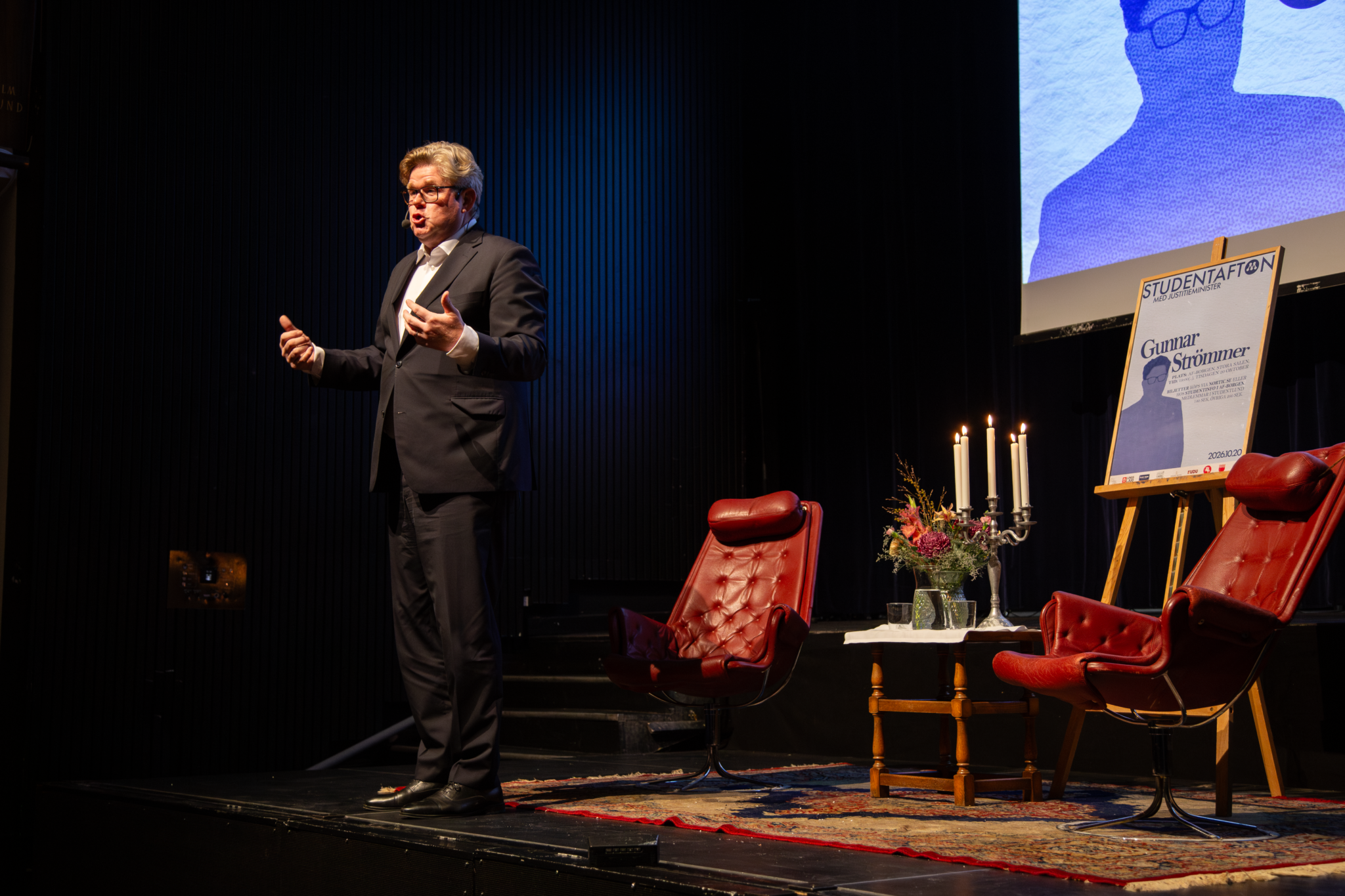 Stack Lev Studentafton med Gunnar Strömmer: ”Här sitter man och låter som en ...