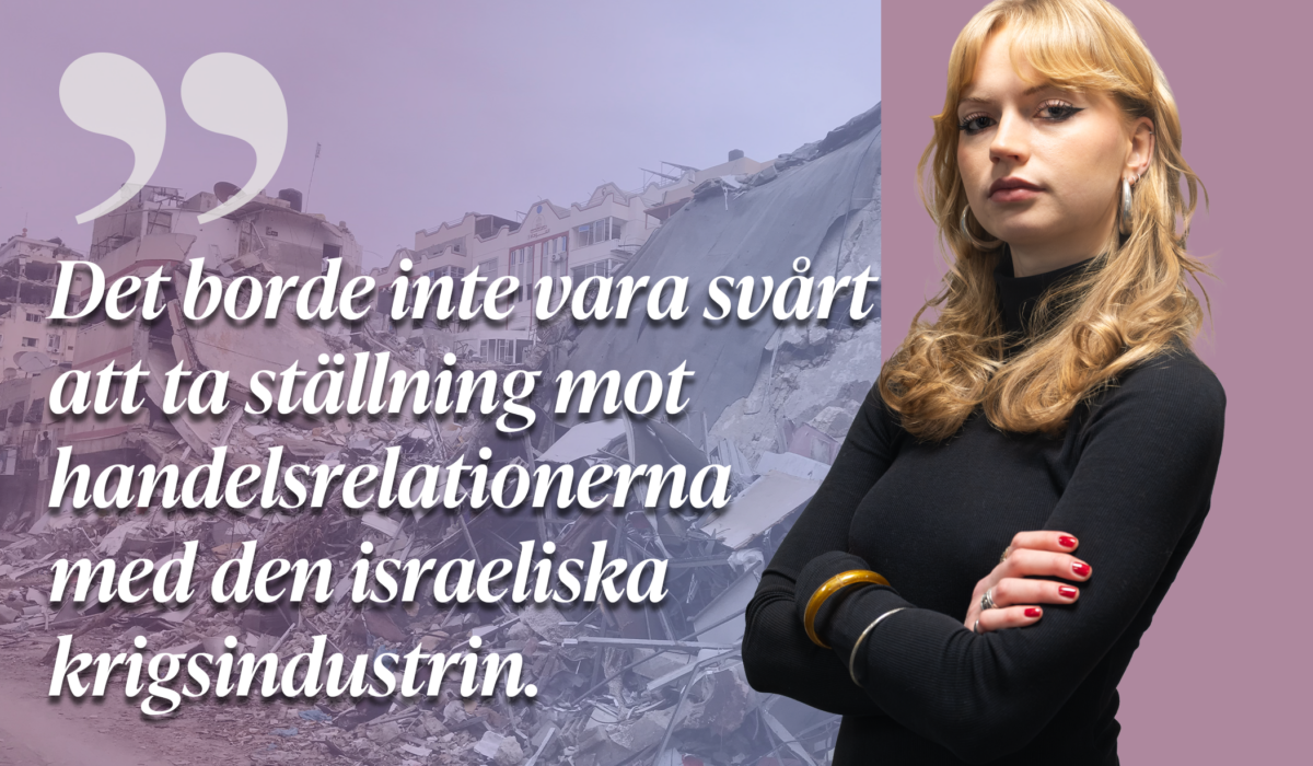 I Lund är företagen bakom Israels krigföring i Gaza välkomna